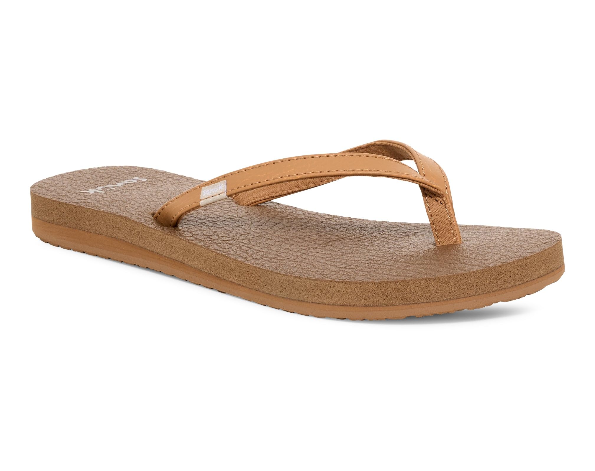 Sanuk Yoga Spree 4 | Yoga Mat Footbed | Flip Flops for Women | Yoga Sandals For Women | Women's Beach Sandals