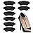 Heel Pads for Shoe That are Too Big, Inserts for Women, Heel Grips for Womens Mens, Protectors Cushion Liners for Blisters Loose Shoes, Comfort Fillers (Black 4Pairs)