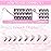 Cluster Lashes Large Tray 30D DIY Eyelash Extension D Curl Individual Lashes Cluster Faux Mink Black Lash Clusters Pre Made Volume Lashes Professional Makeup (30D-0.07-D, 8-16mm)