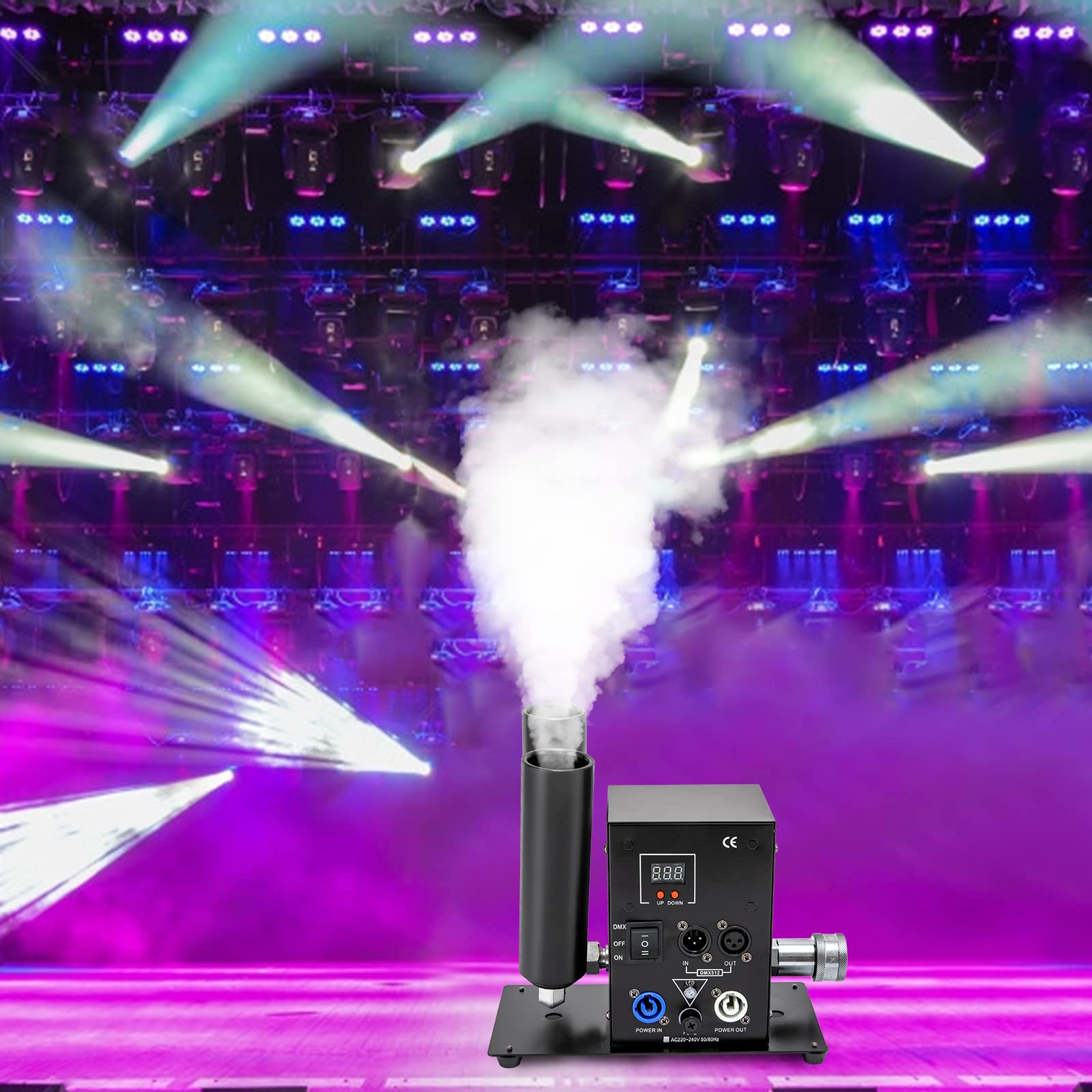 Snapklik.com : CO2 Stage Fog Machines,Double Pipe Co2 Column Fog ...