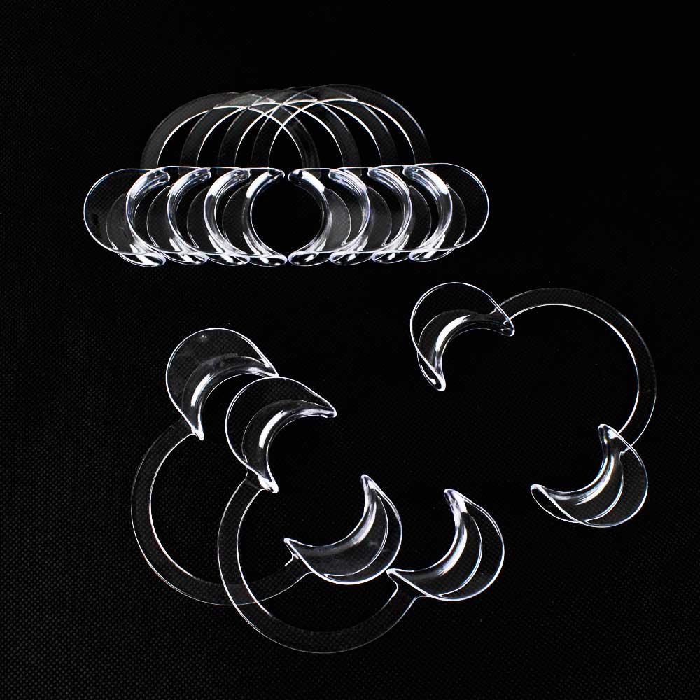 Dental C Shape Oral Mouth Cheek Lip Retractor Opener Teeth Whitening 20pcs/pk (10 Adult + 10 Kids)