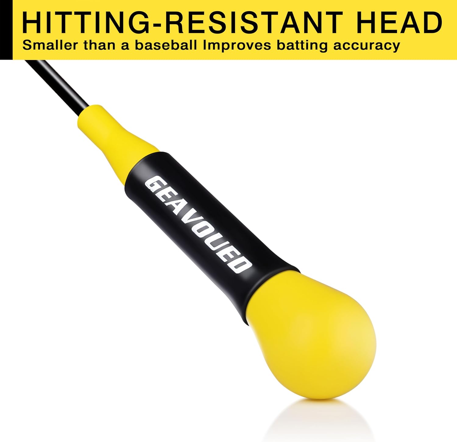 Baseball Hitting Trainer，Baseball Hitting Stick for Beginners to Practice Swing or Pro Players Warm Up，Baseball Training Equipment for One-On-One Coaching