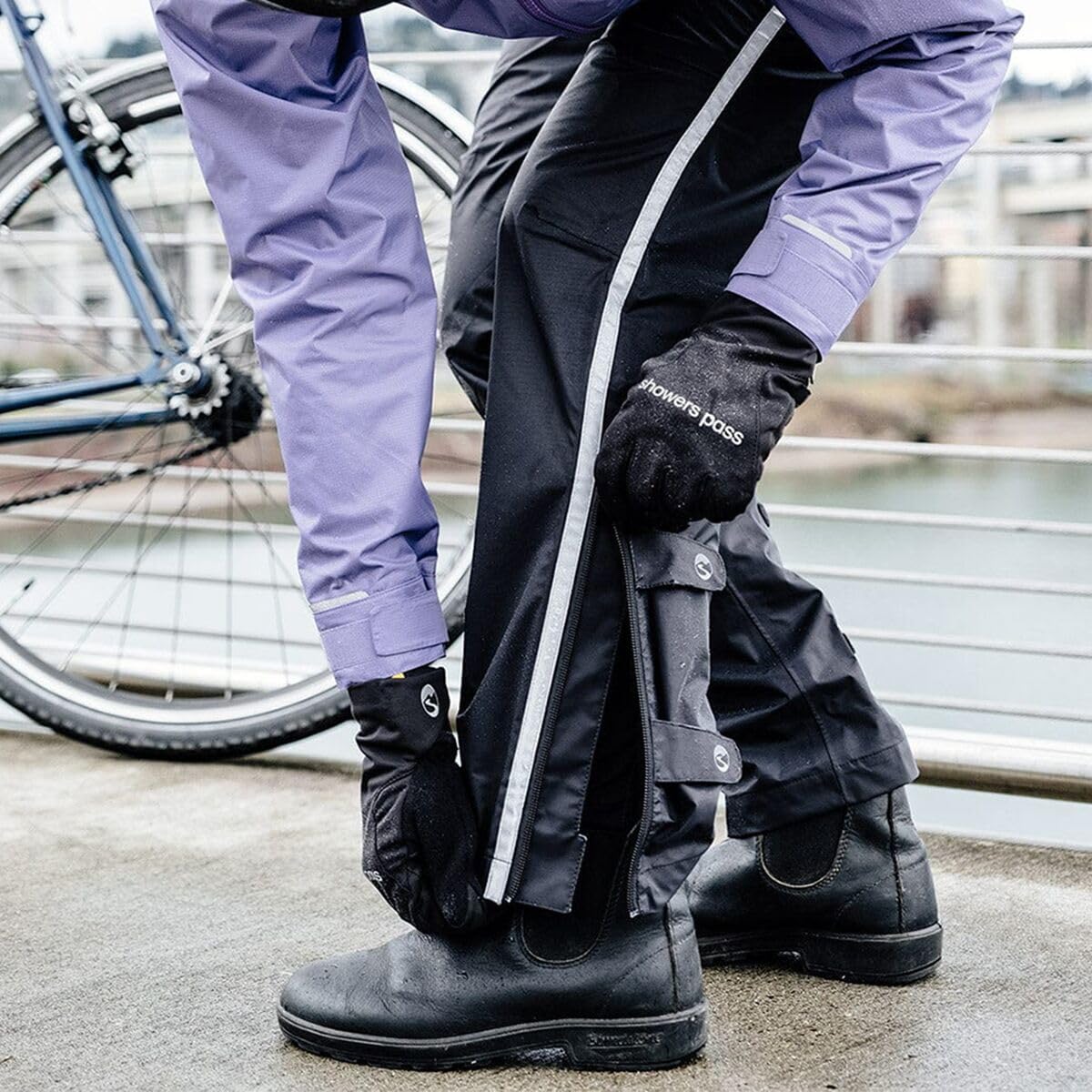 Showers Pass Women's Waterproof Breathable Transit Cycling Pant - Image 6