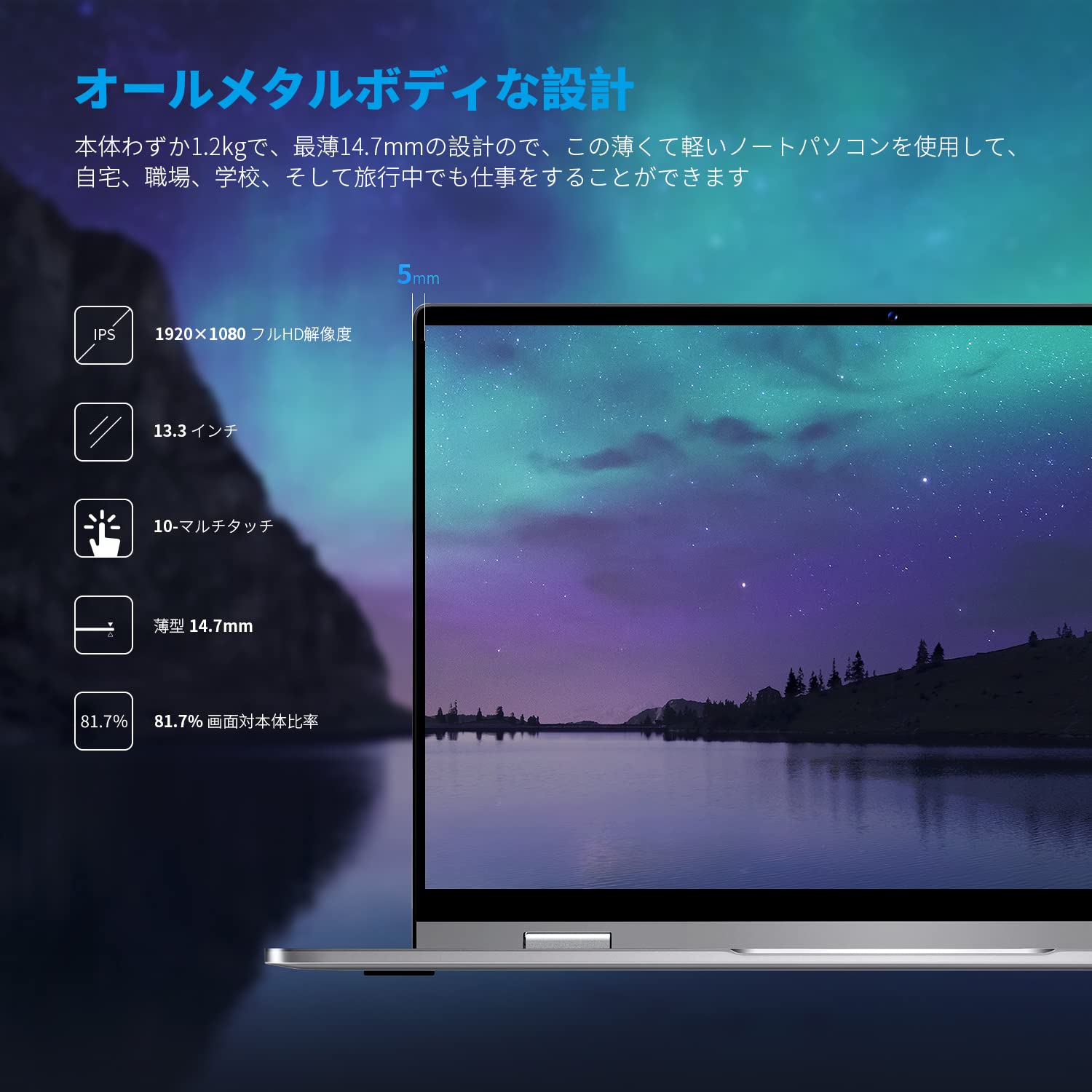Amazon.co.jp: BMAX Laptop MaxBook Y13 13.3-inch Touchscreen Laptop