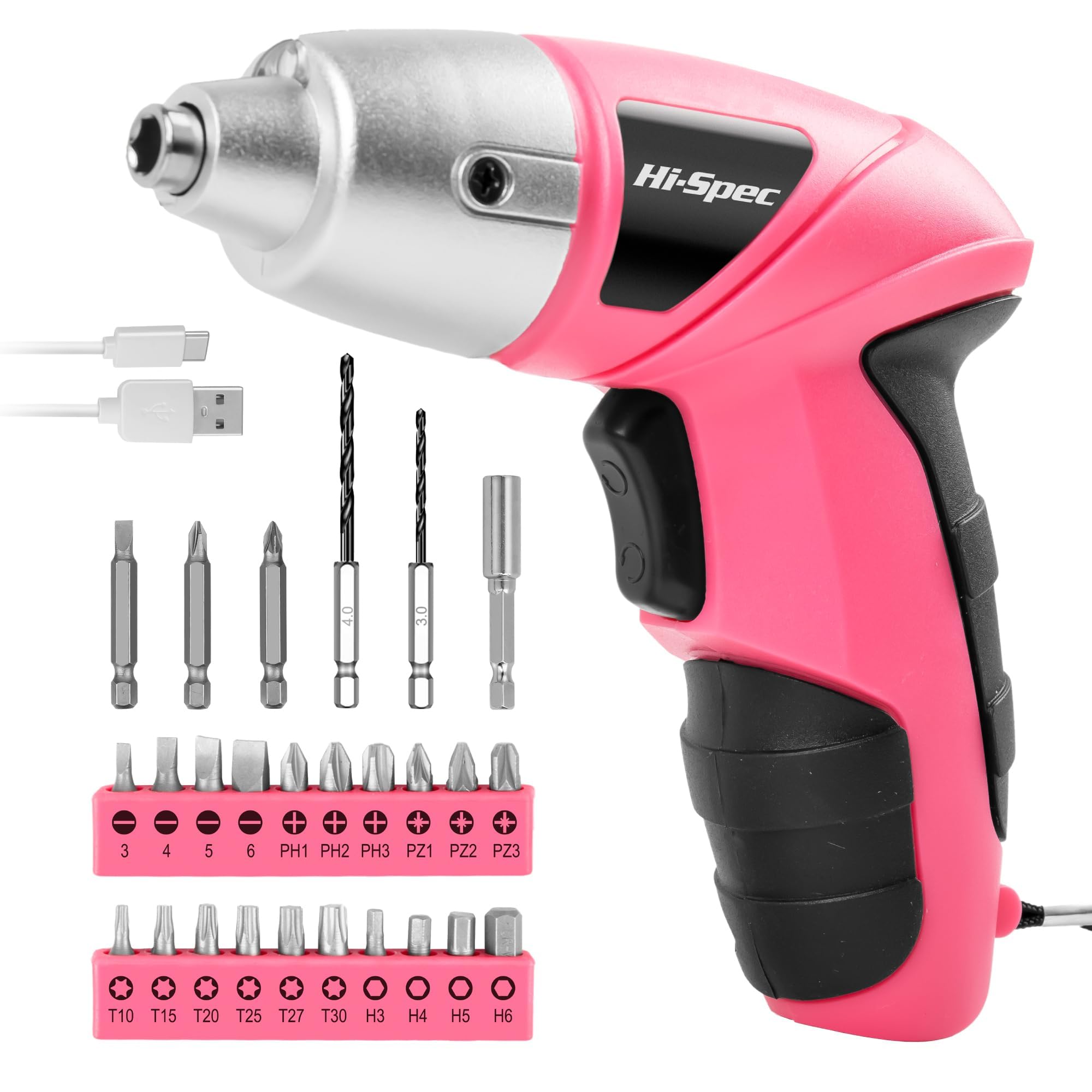 Amazon | Hi-Spec 3.6V 超軽量電動ドライバー 27点フルセット