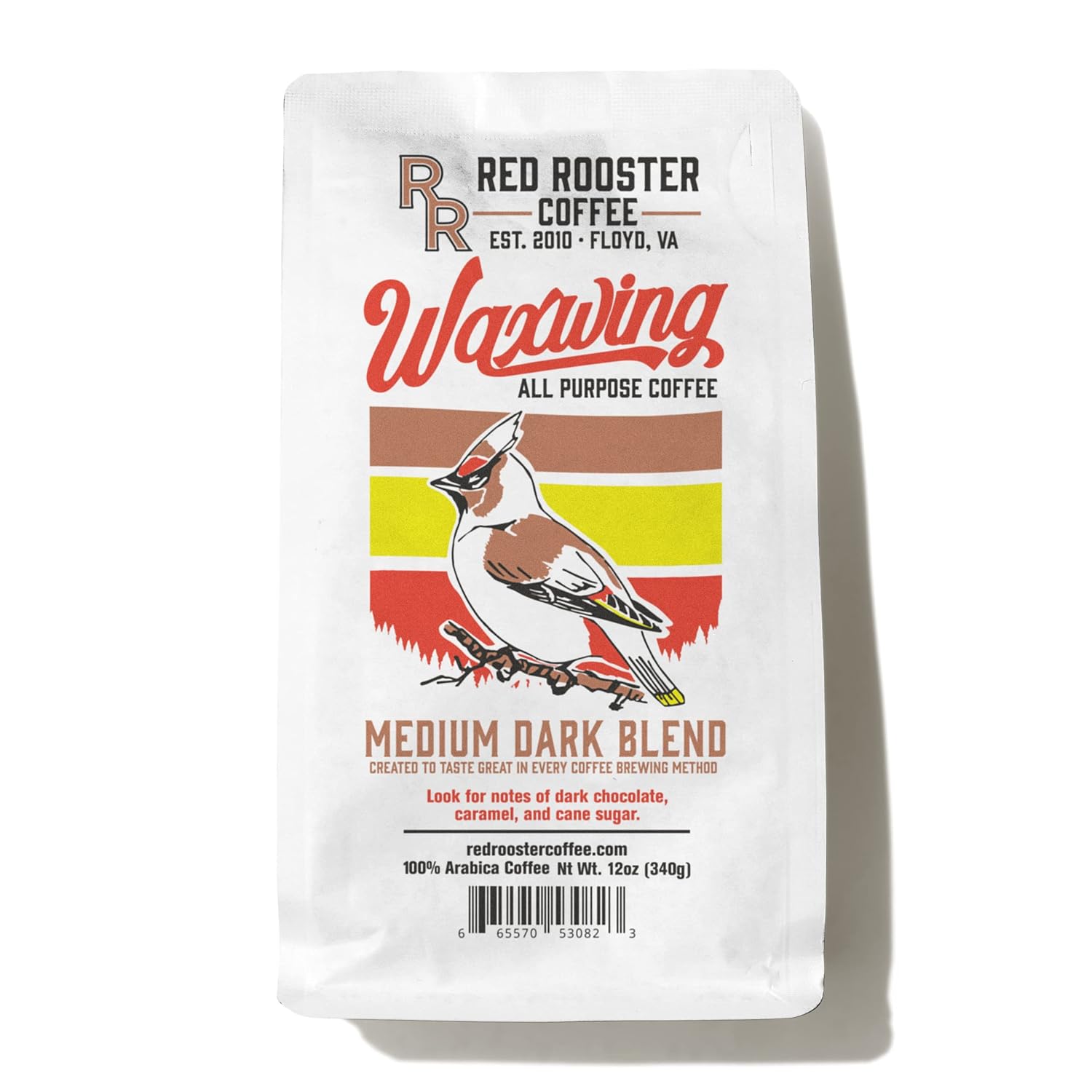Red Rooster Coffee Roaster, Waxwing AllPurpose Blend, 2LB