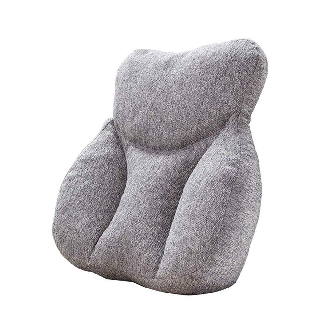 Coussin lombaire pour soulager le mal de dos avec sa housse en peluche douce