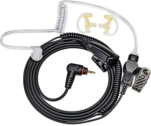 Miniatura 8 de HYS Auricular de radio de 1 cable para Motorola Single Pin SL300 SL7550 SL7580 SL7590 SL4000 SL3500e SL1K SL1M, auricular de radio de vigilancia de