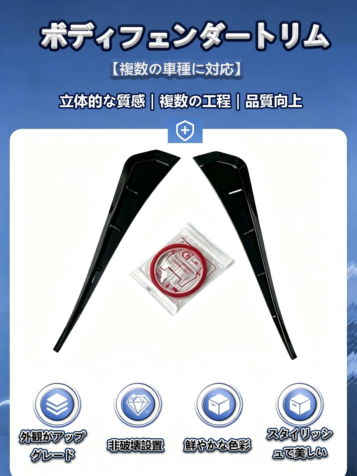 Amazon | に適合する スバル インプレッサ STI GVF GVB フェンダー