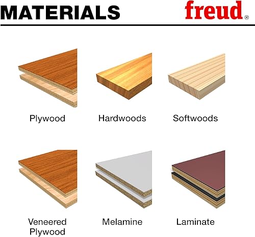 Miniatura 2 de Freud LU96R006M20: 6.299 in x 48T mm Delgado Kerf Laminado/Melamina de doble cara
