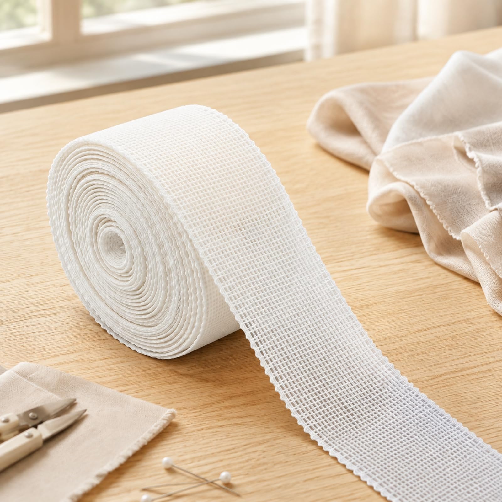 Costura Flexible Estabilizadora Costuras para Costureros, 3.5CMx30M