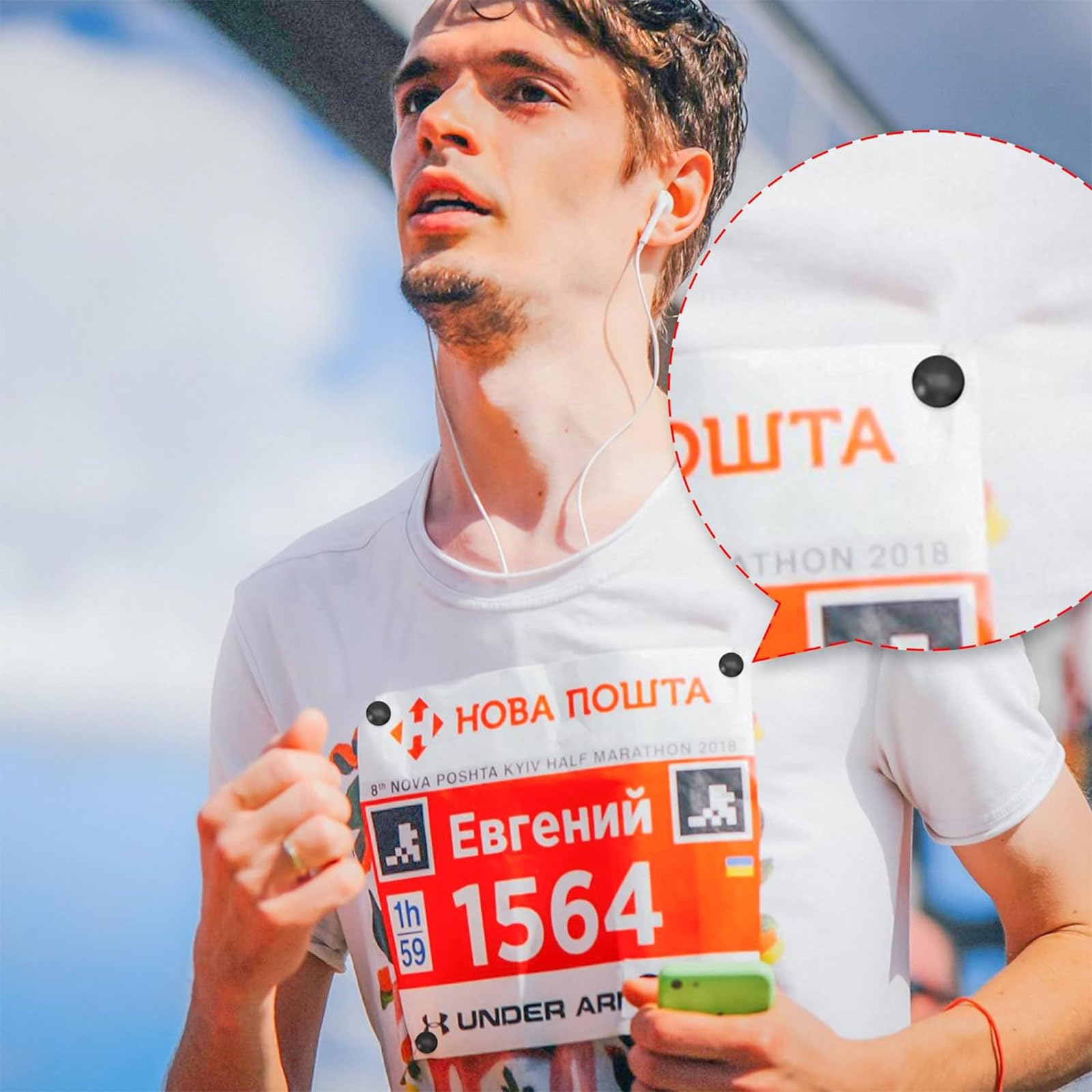 Cintura Porta-Pettorale Per Running E Maratona - Regolabile, Impermeabile, Per Gare E Allenamenti - Foto 13