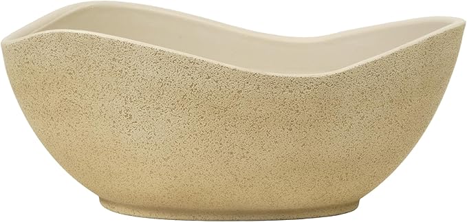 Classic Home and Garden Arc Unique Planter Bowl w/Drain Plug