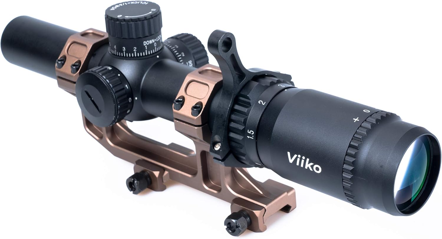 Viiko Long Eye Relief Scope 15x24 LPVO Half Mildot