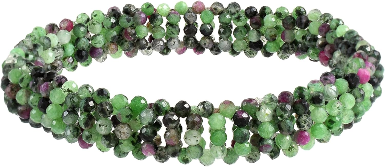 Adjustable Bracelets, Chakra Healing Natural Gemstone Jewelry Gifts for Men & Women