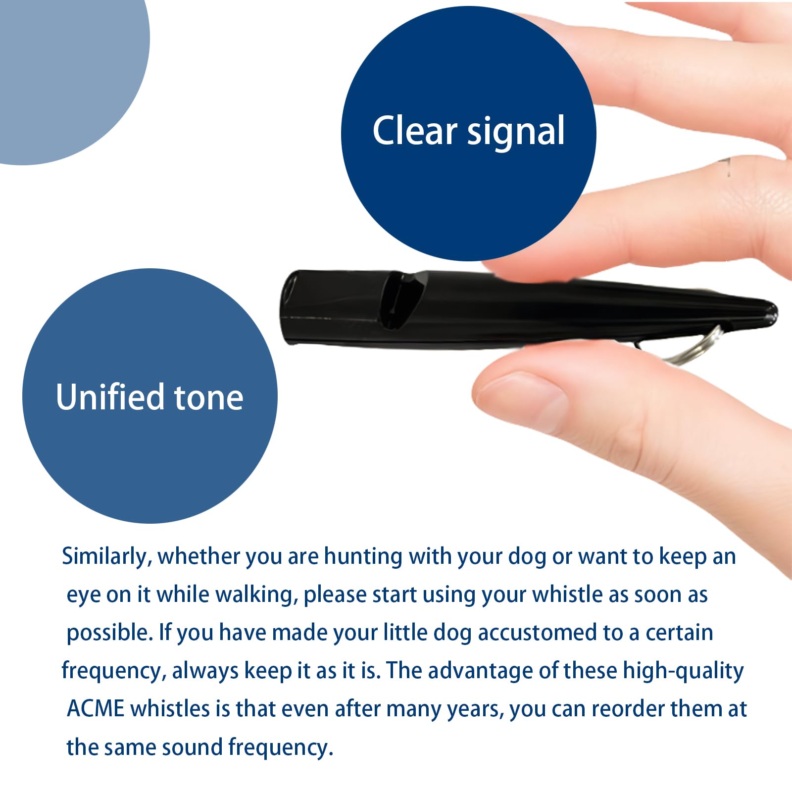 Sifflet Chien Rappel Professionnel, Sifflet Pour Chien, Idéal Pour Le Rappel, Outil D’Éducation Canine Multifonction, Outil De Dressage De Haute Qualité Pour L'Éducation Canine, 1PCS Noir