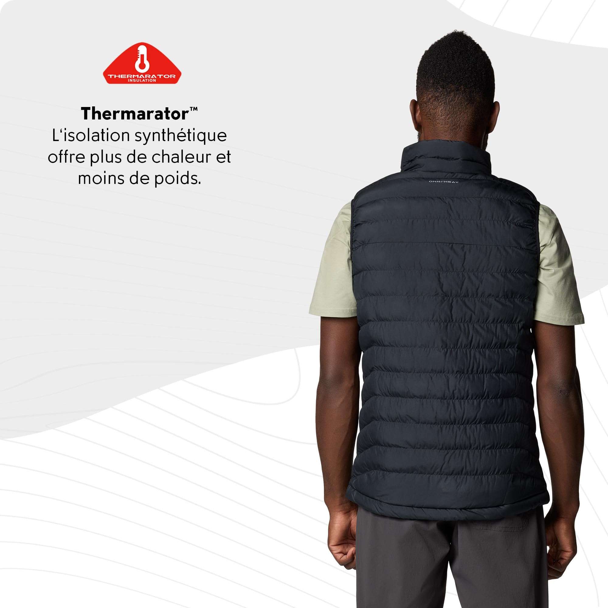 Columbia Powder Lite II Vest, Doudoune Sans Manches pour Homme