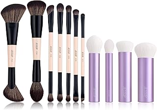 Jessup Juego de brochas de maquillaje 7pcs do...
