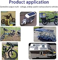 Vista 7 de Boost MPPT Solar Charge Controller 12A 24V/36V/48V/60V/72V Lead-Acid LiFePO4 Gel Flooded Batteries etc in Golf Cart Electric Bike Ebike Solar Charge