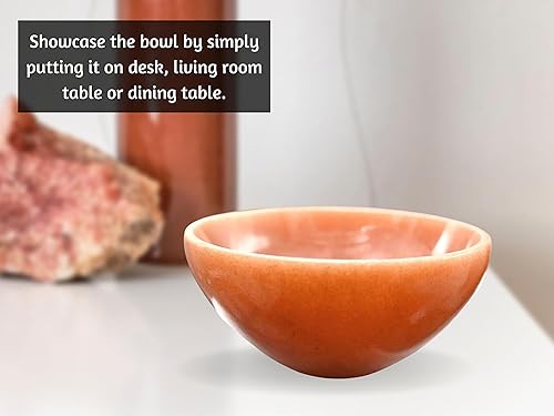 Miniatura 21 de Amazing Gemstone Clear Quartz Crystal Bowl - 2" Gem Stone Bowl for Altar Offering