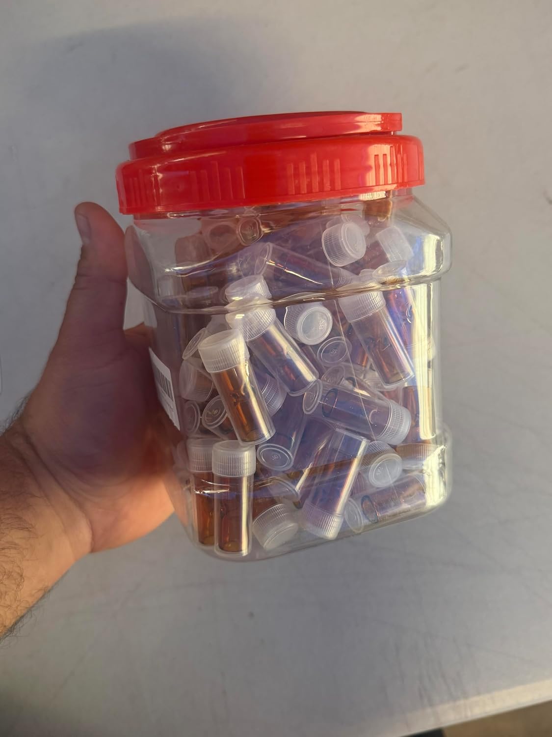 Caligars Glass Tips | Amber | 12mm | 100 Count | Reusable Borosilicate Glass Tubes | Smooth Edge | for Craft and Personal Use
