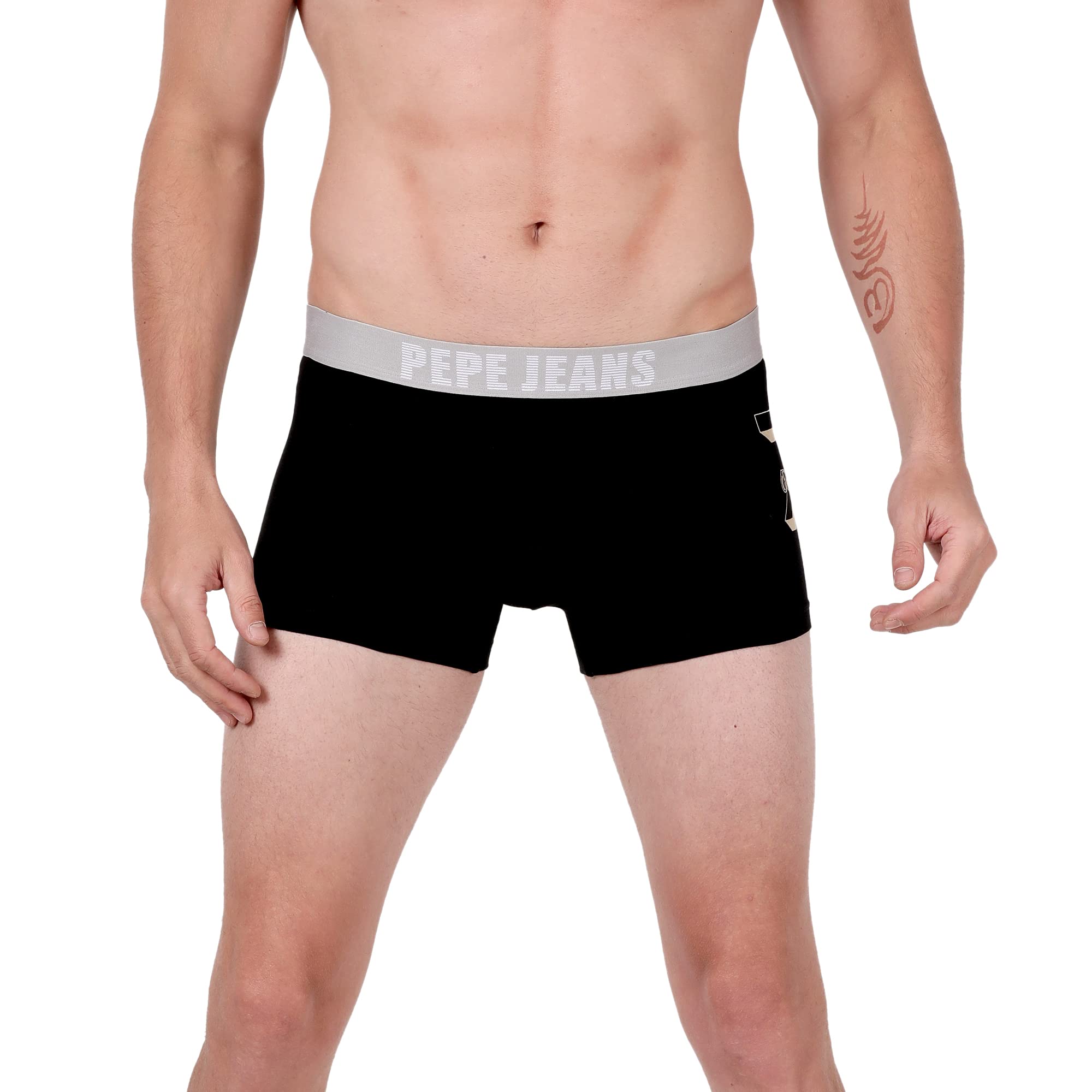 pepe jeans Men's Cotton Regular Solid Trunks-picture-40