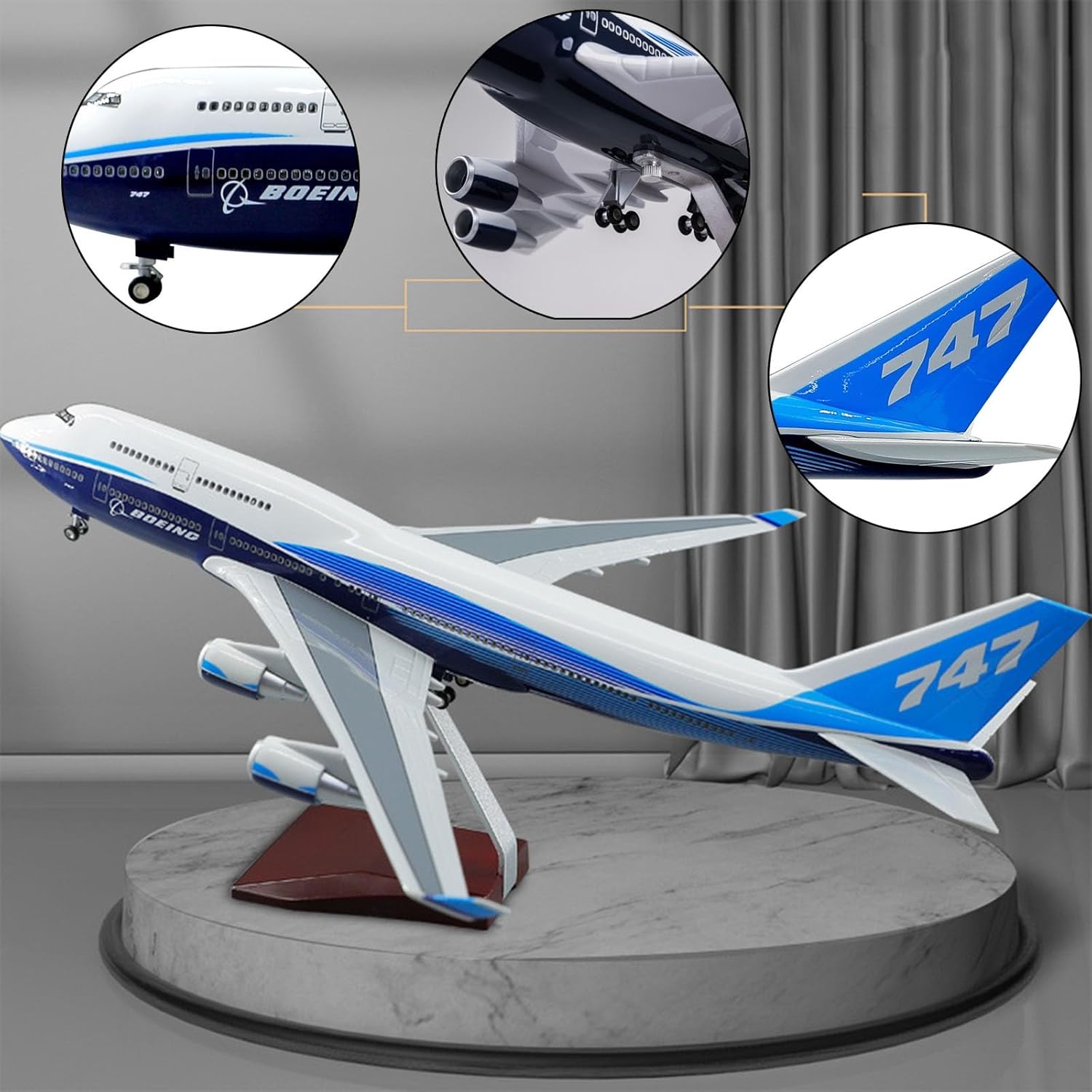 ボーイングプロトタイプシミュレーション航空機モデル1:150 18.5インチ