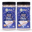 Nutriorg Organic Instant Oats 800g (Pack of 2 x 400 gm) | Gluten-Free Oats for Weight Loss | High Fiber & Protein-Rich Oats | Ideal for Oatmeal, Dalia, and Overnight gallery image