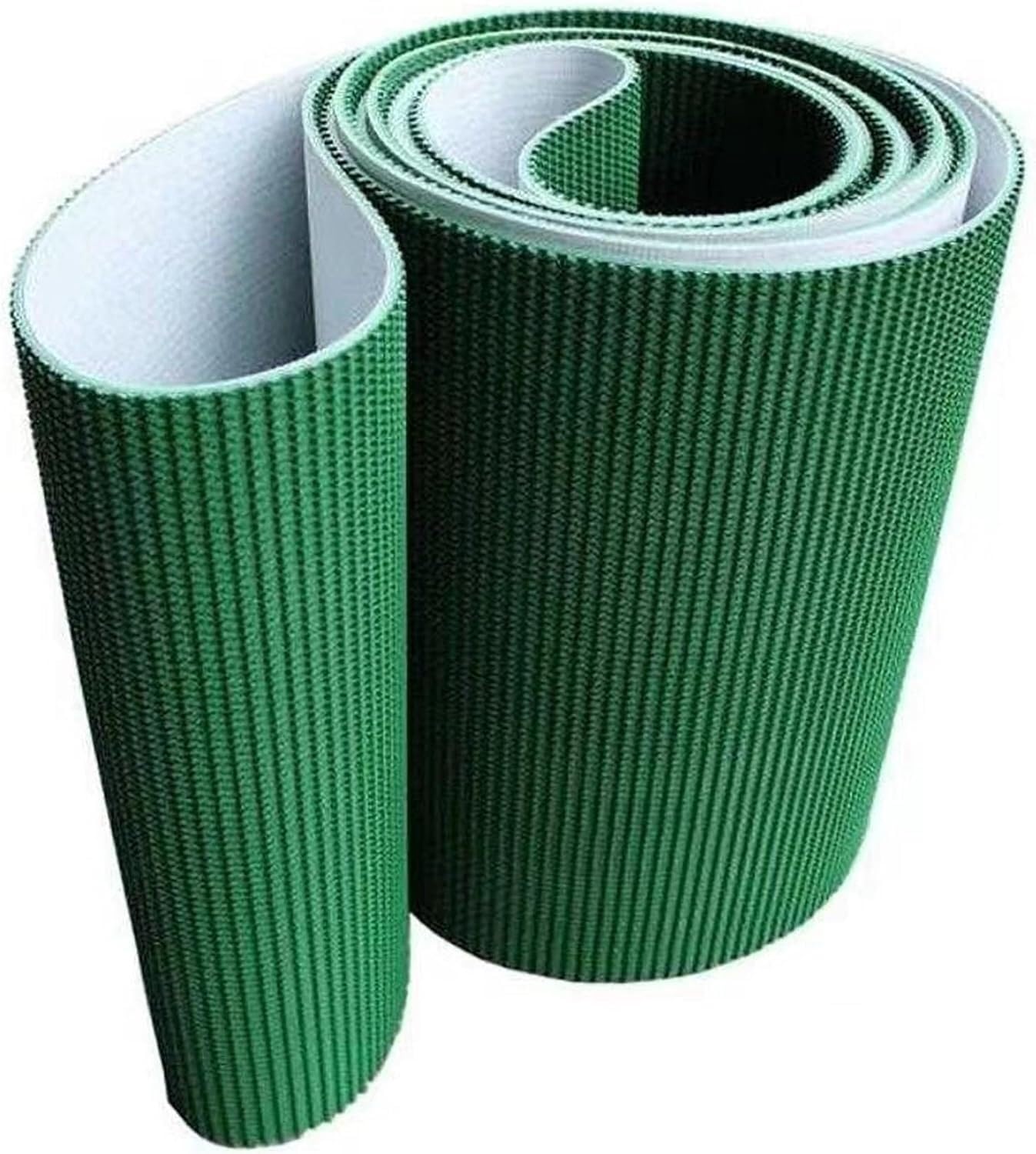 Uso Industrial Cinta transportadora Industrial Plana y Ligera de PVC Verde(360x50cm/142x20in)
