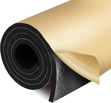 197mil5mm 18 sqft الصوت المواد التفتت للسيارات مغلقة خلية رغوة السيارات الصوت Deadening حصيرة الصوت Deadener، السيارات الحرارة درع العزل الوسادة لباب المرآب الجذع هود التخميد