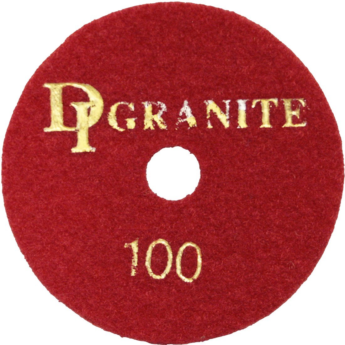 4 Inch Diamante Italia Wet Granite Polishing Pads - 100 Grit