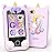 Kikapabi Kids Toy Smartphone, Unicorn Gifts and Toys for Girls Boys Ages 3-8 Years Old, Fake Play Toy Phone with Music Player Dual Camera Puzzle Games Touchscreen, Birthday, Kids Trip Activity