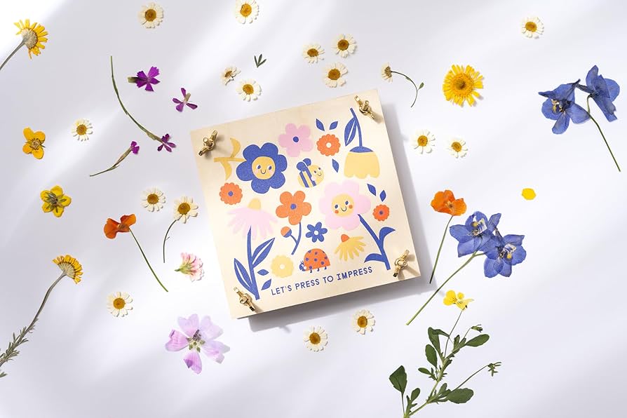 Wooden Flower Press Kits For Adults Kids DIY Art Crafts, Flower Press