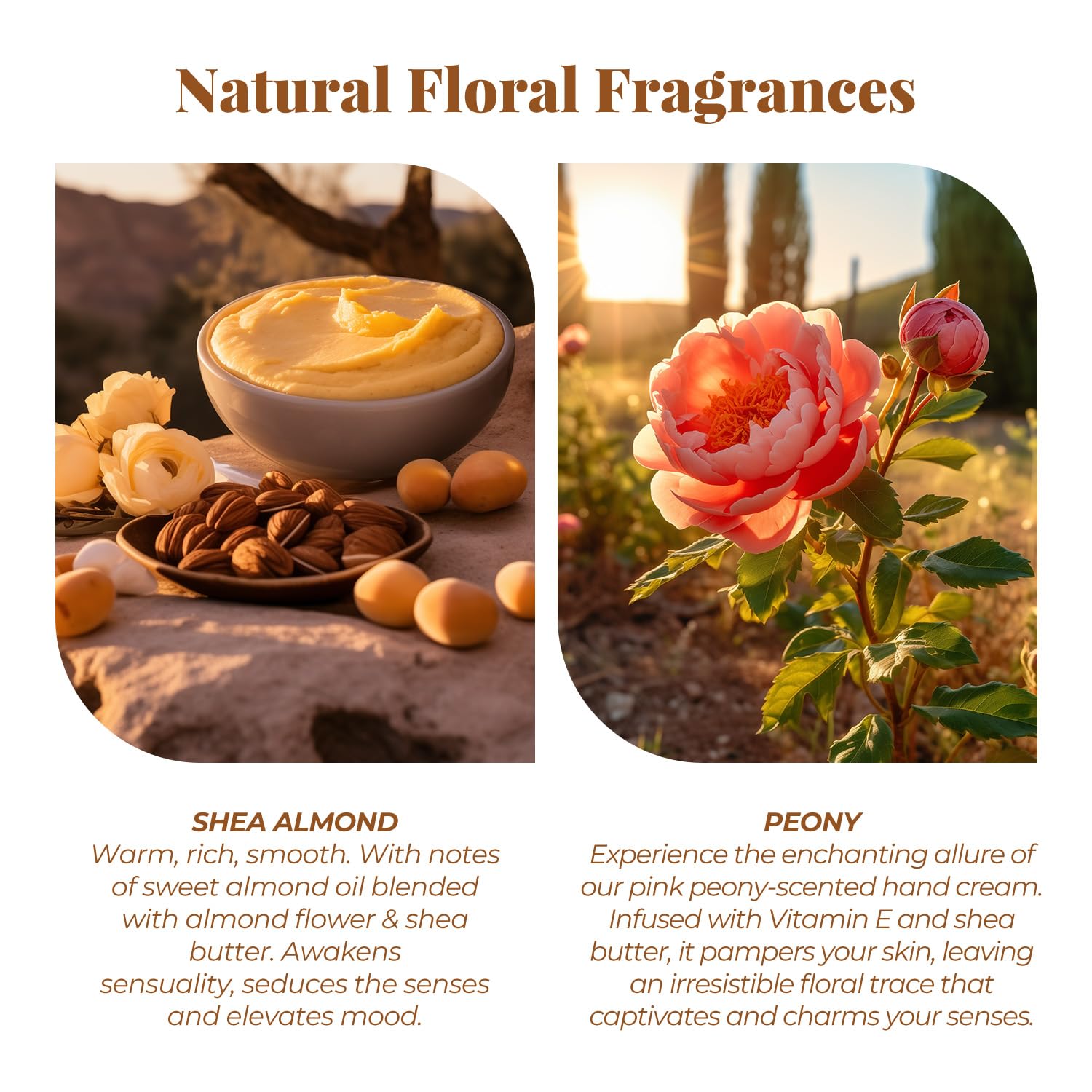 Hand Lotion Gift Box for Women, Travel Size Set, Repair&Moisture Dry Hands, Skin Care Birthday Gift Set for Her, Includes 2 Hand Cream & Exfoliating Cream