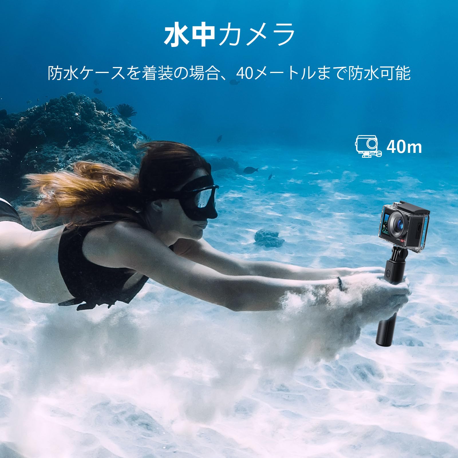 Amazon | Hiicam Speed20 アクションカメラ ウェアラブルカメラ 4K