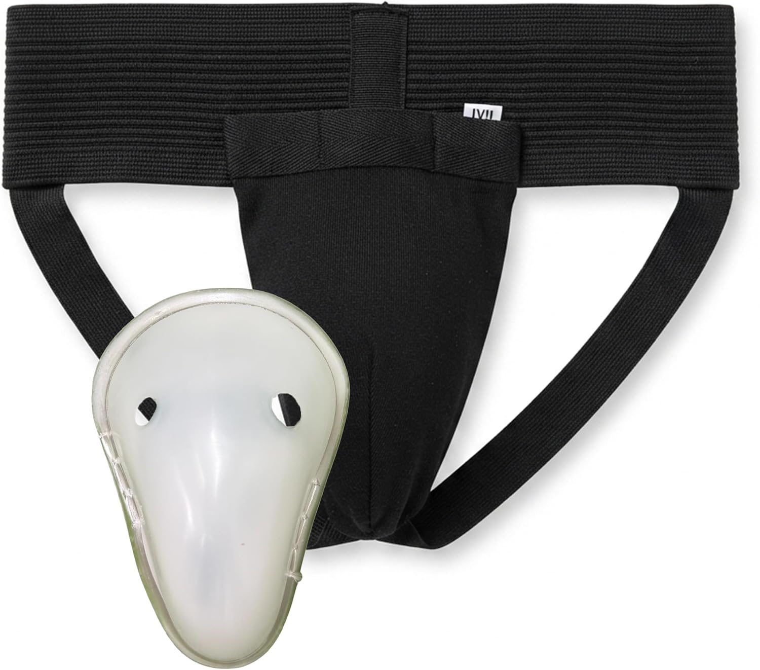 Groin Protector Cup for Men, Ventilated Athletic Supporter Groin Guard for Boxing, MMA, Muay Thai, Kickboxing, BJJ, Martial Arts & Combat Sports