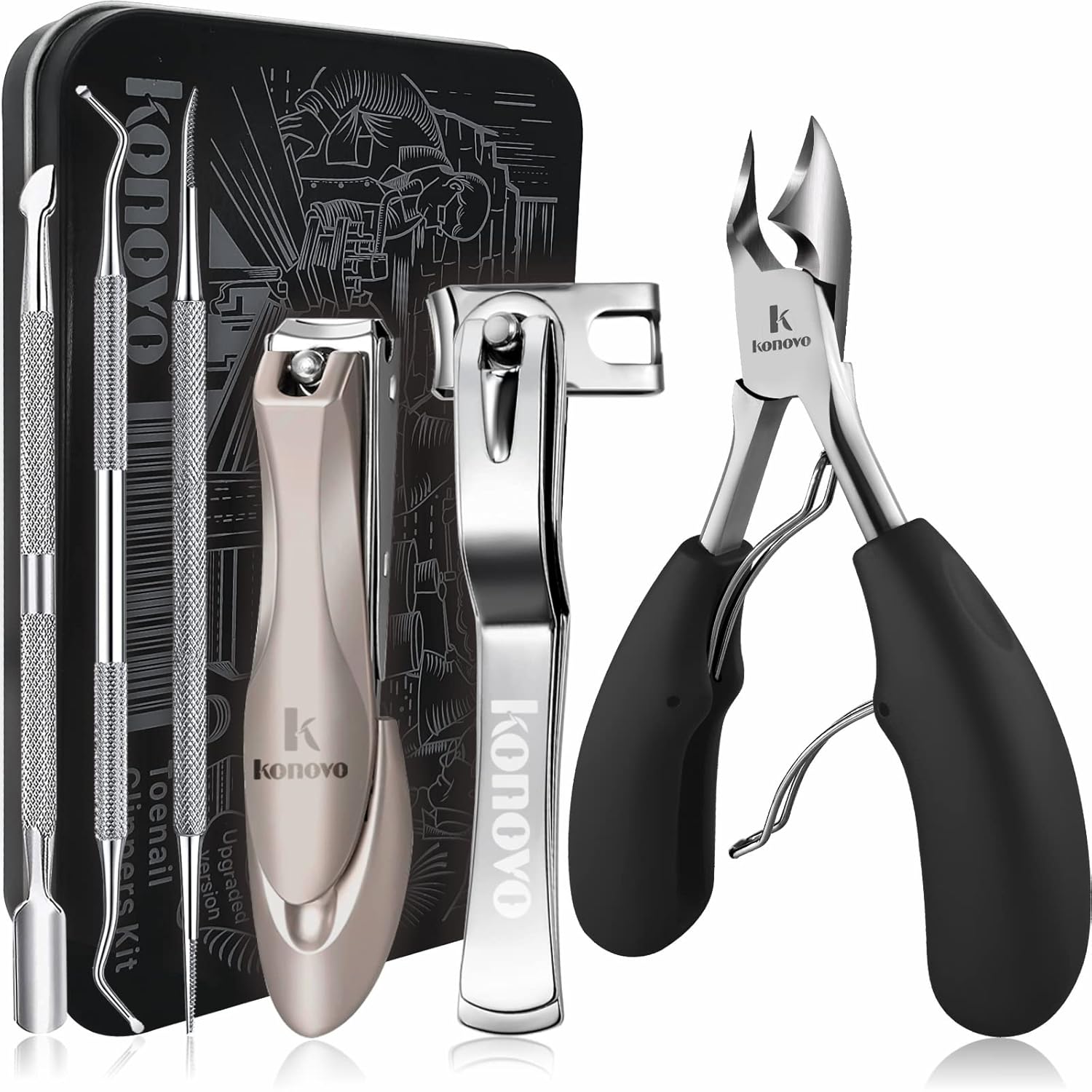 Toenail Clippers for Seniors Thick Toenails Toe Nail Clippers Adult Thick Nails Long Handle Heavy Duty Nail Clippers