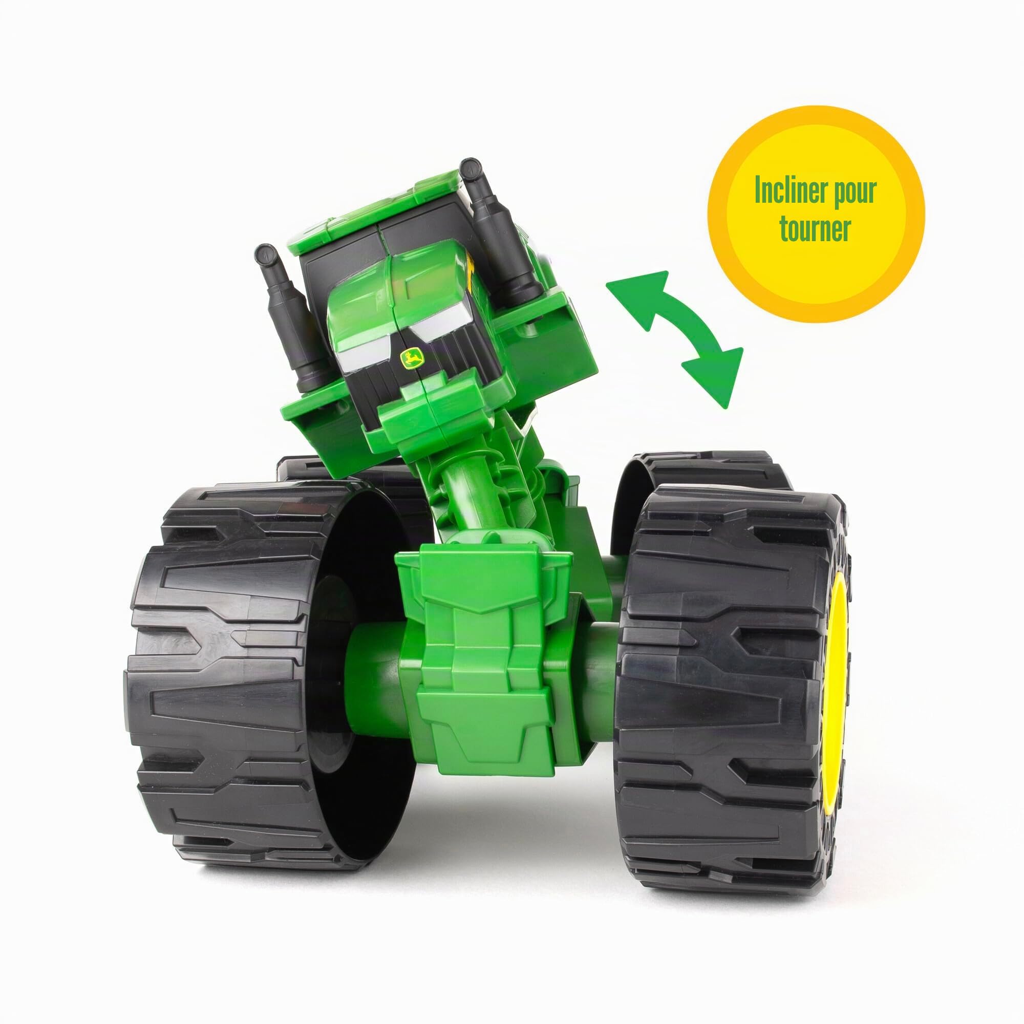 Britains John Deere Monster Treads Tracteur Tout-Terrain Enfant - Jouet Tracteur pour Enfant avec Grosses Roues - Jouet Durable intérieur et extérieur - Cadeau Enfant garçon et Fille 3 Ans