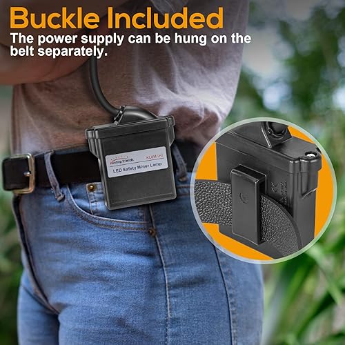 Miniatura 2 de Luz de minería de seguridad, 8000 mAh, linterna de mina LED, sombrero duro accesible KL8M (H) a prueba de explosiones impermeable para minería,