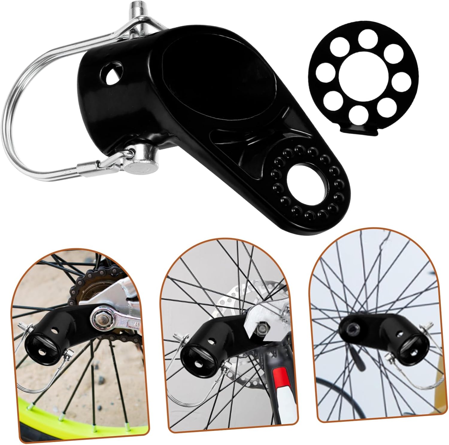 1 Set Bike Trailer Coupler Durable Cycling Connector for Pet Trailers Easy to Install Hitch Part for Family and Daily Use