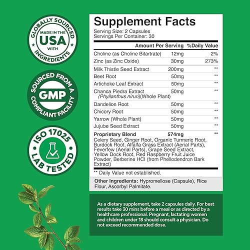 Miniatura 2 de Paquete de extracto de frijol de riñón blanco puro y suplemento de apoyo al hígado de cardo mariano limpia el hígado y previene el envejecimiento