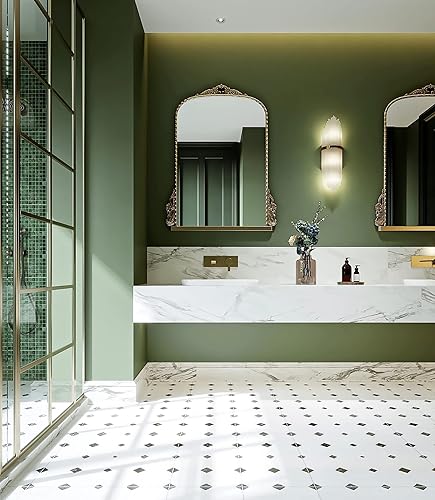 Miniatura 376 de Dimoon 236''x17.7'' White Thicken Peel and Stick Wallpaper Contact Paper Modern Self Adhesive Wall Paper Removable Renter Friendly Textured Solid