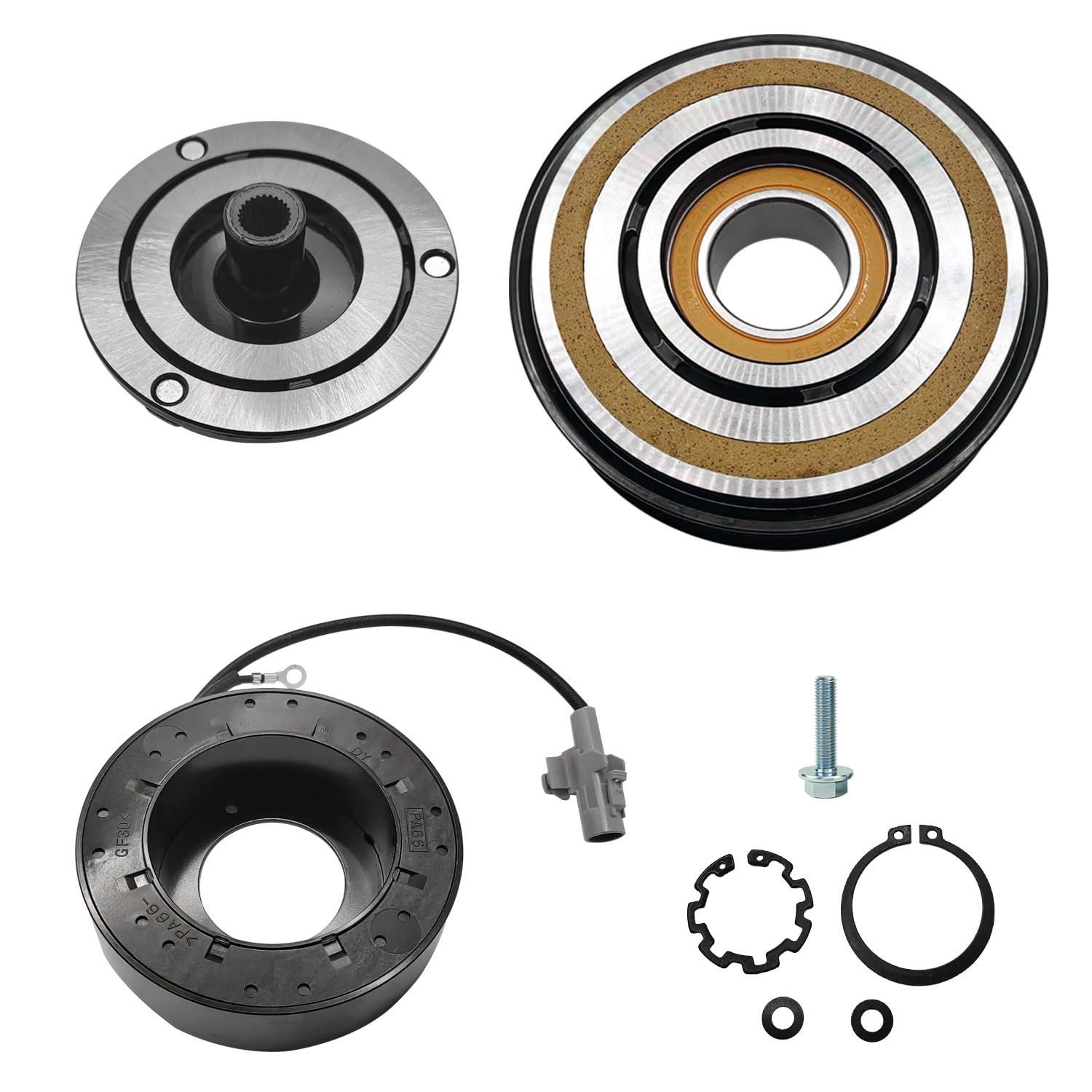 LANCIA Delta コンプレッサープーリーセーフティーカバー Amazon | A/C コンプレッサー クラッチ アセンブリ キット