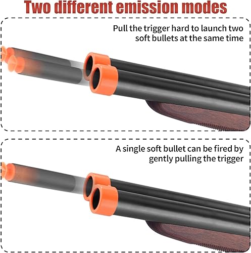 Miniatura 5 de Pistola de juguete modelo educativo de bala suave juegos de disparo para niños más de 6 años