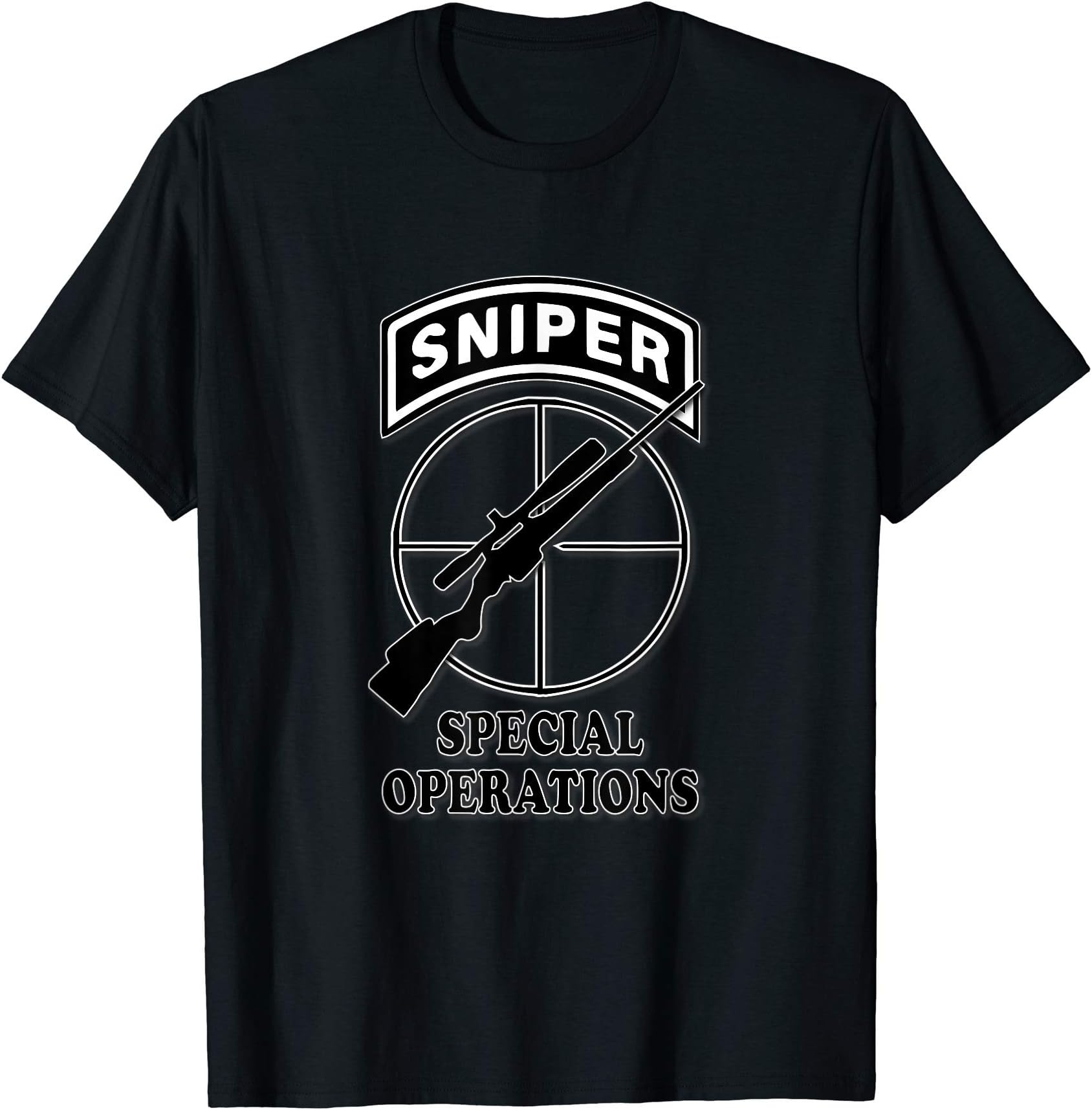 Relaxed Lifestyle ProductsSpecial Operations Sniper T-Shirt (Front) T-Shirt