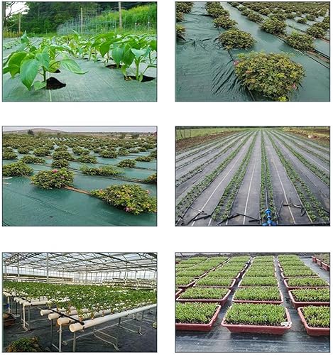 Miniatura 7 de Tela resistente para paisajismo de jardín, geotextil de fácil instalación, tela de barrera de malezas para huertos, tela de suelo comercial (tamaño