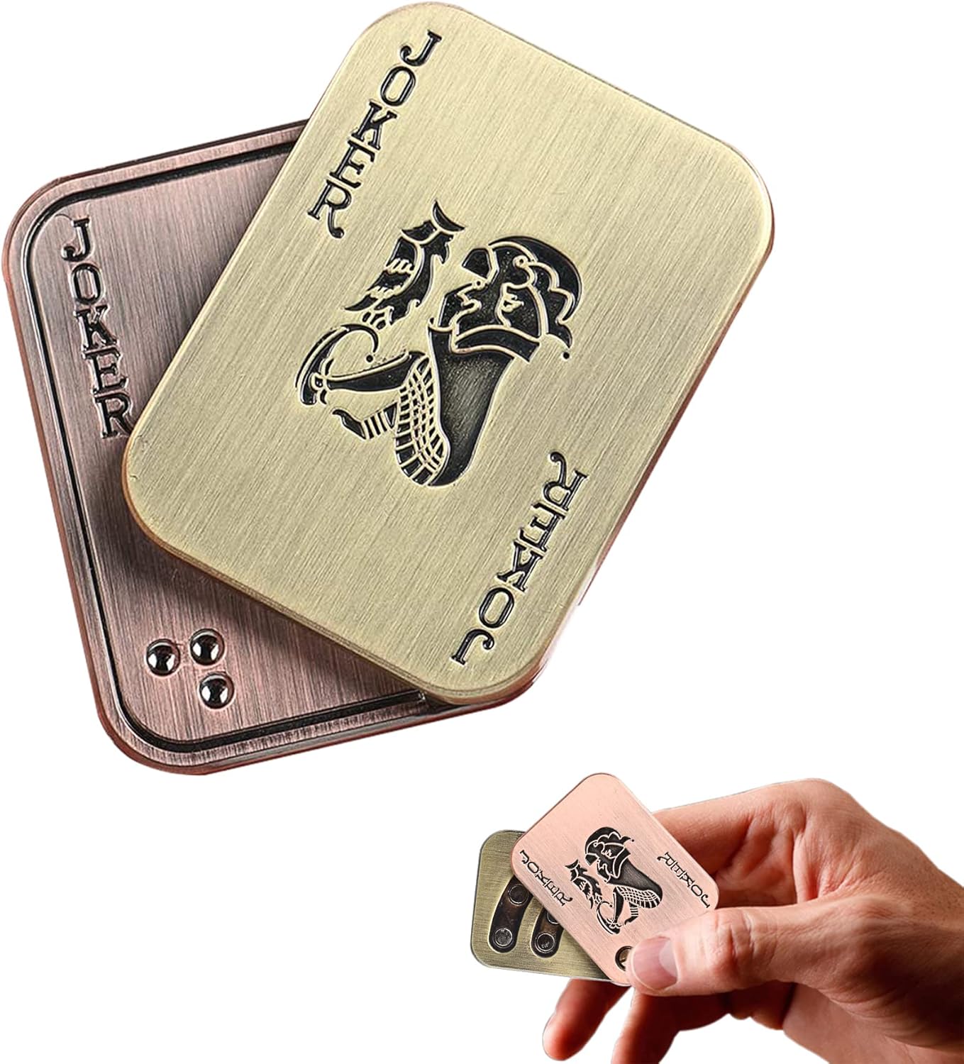 Metal Fidget Slider Poker Card Fidget Toys,EDC Fidget