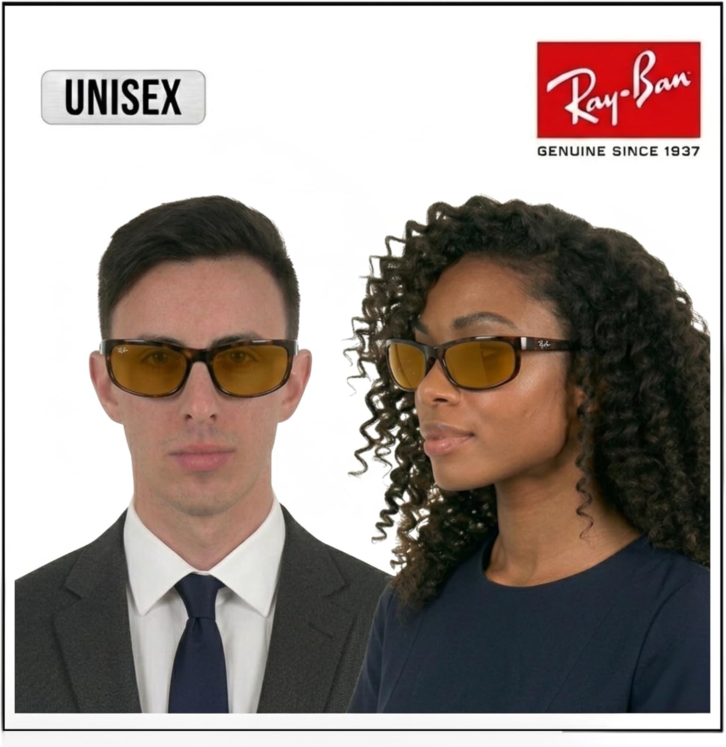 Ray-Ban RB2027 PREDATOR 2 Rectangle Shaped Sunglasses for Men & Women with Official RAYBAN Eyewear Kit