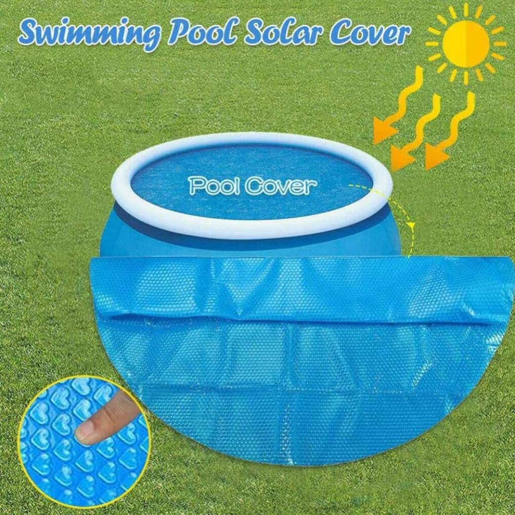 LXKCKJ Bâche De Protection Solaire Ronde De 1,8 M Pour Piscines