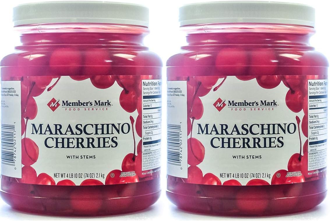 Royal Harvest Nature's Maraschino Cherries With Stems, 72